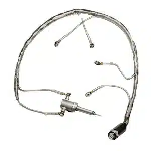 Thermocouple and cables for gas turbines