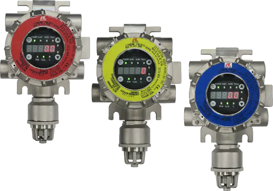 Rilevatore di gas fisso Riken Keiki SD-3 in acciaio inox